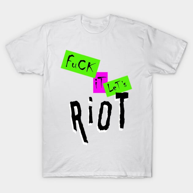 Riot B/W T-Shirt by SiSuSiSu